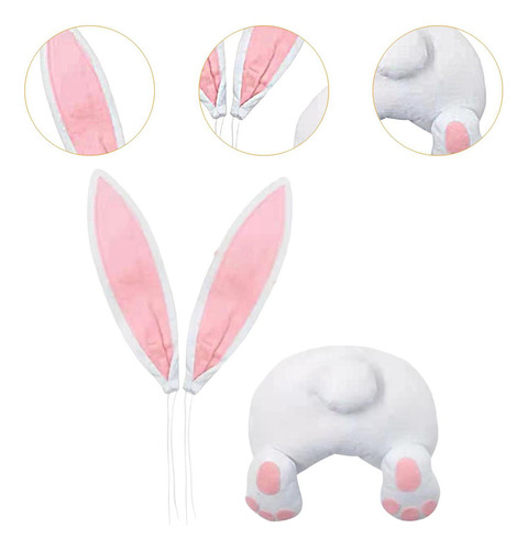 Adjunta De De Pascua Bun Butt And Ears Adjunto De Adornos