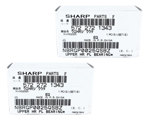 Kit 2 Bujes Rodillo Calor Nbrgp0025qsbz Sharp Mx-m364/m365