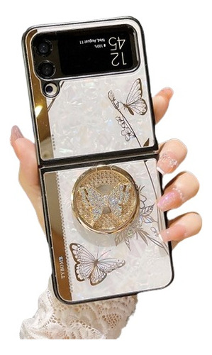 Funda Moderna Con Forma De Diamante Para Samsung Z Flip5/4/3