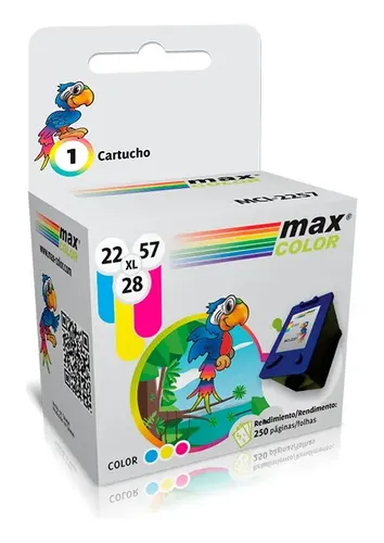 Cartouches D'encre Compatibles HP 21 XL / 22 XL - Pour DeskJet D1330/1341/1360, Neuves