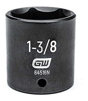 Gearwrench 1/2  Drive 6 Pt. Standard Impact Socket, 55kw1