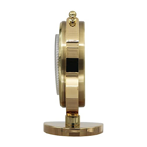 Reloj De Escritorio Y Mesa Globo De Oro