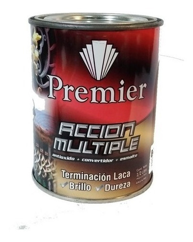 Esmalte Sintetico Negro Brillante / Satinado / Mate X1 Litro Negro Brillante