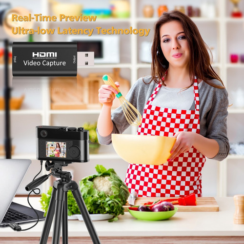 Tarjeta Para Captura De Audio Y Video Jecoo 1080p Usb 2.0
