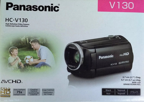 Videocámara Panasonic Hc-v130 Zoom Hd Hdmi. Impecable.