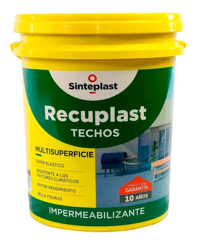 Recuplast Techos  10 Lts Impermeabilizate Sagitario