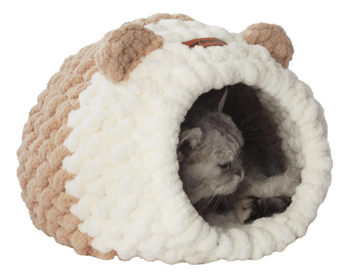 Cama De Gato De Woowa Premium, Cueva De Gatos Hecha A Mano,