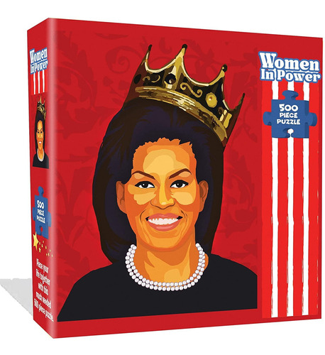 Rompecabezas De Michelle Obama, 500 Piezas, Diseño De Mujere