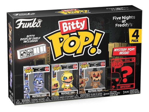 Funko Bitty Pop Set 4 Mini Funkos Five Nights At Freddys S1