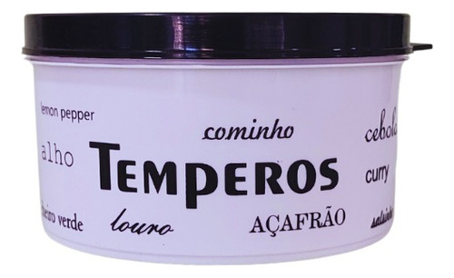 Pote Tempero Temperos Porta Mantimentos Alta Qualidade