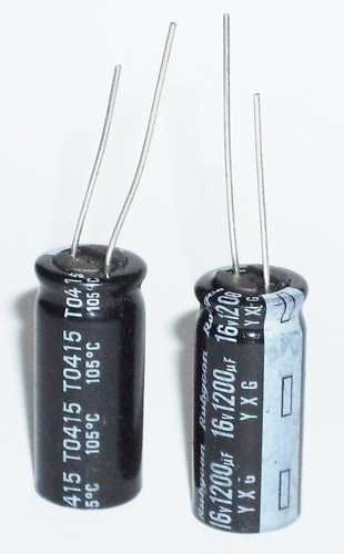 Combo De 10 Condensador/capacitor 1200uf 16v