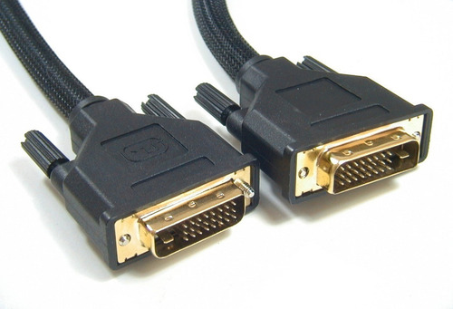 Imagen 1 de 3 de Cable Dvi Macho 24+1 A Dvi Macho 24+1 De 1,5 Mts