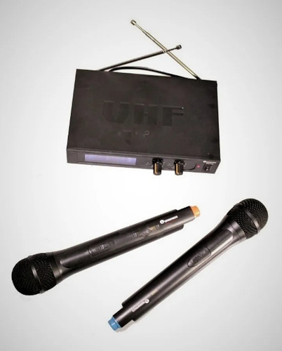 Micrófono Inalambrico Doble Sound Track Stw-vh2 Vhf +