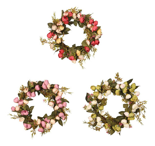 2 Piezas De Floral Floral De Primavera Y Verano Artificial