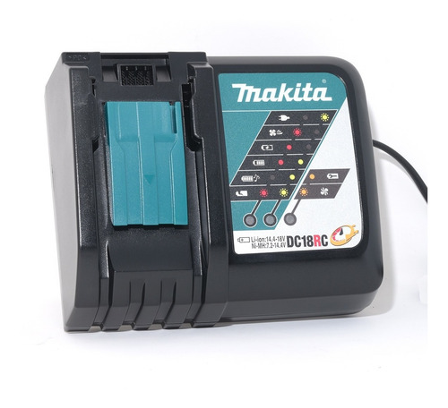 Cargador Rápido De Batería Makita Dc18rc De 18 Volts 