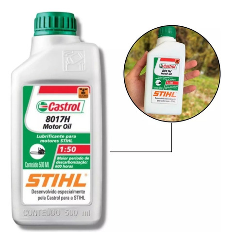 Óleo Stihl Castrol 2 Tempos 500ml 8017 H Original