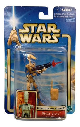 Figura Battle Droid Episodio 2 Star Wars Hasbro 3.75 