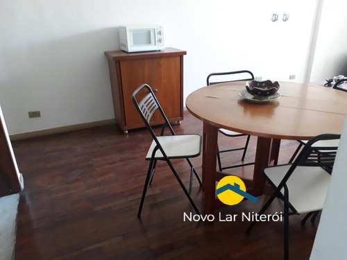 Imagem 10 de 15 de Excelente Flat Com Serviço, Andar Alto Na Melhor Rua Comercial De Icaraí. - 78