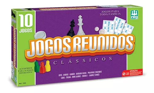 Jogos tabuleiro 18 jogos clássicos reunidos meninos meninas em