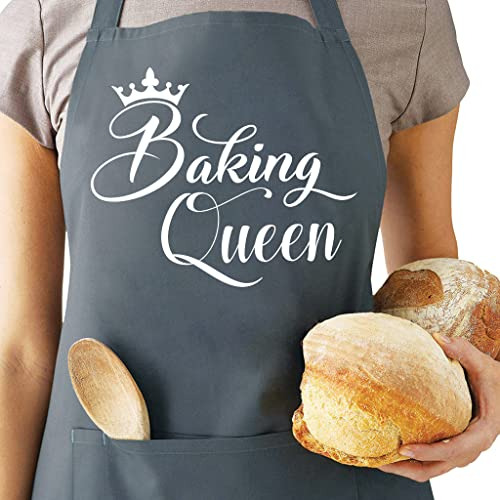Delantales Divertidos Hornear Mujeres  Baking Queen ...