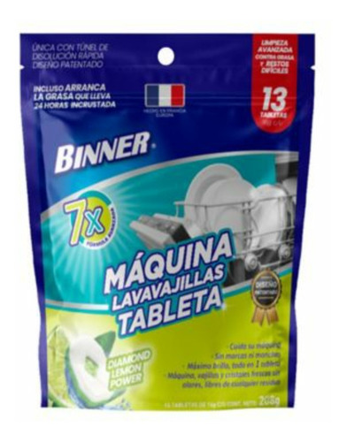 Binner Detergente Para Lavavajilla - Unidad a $2685