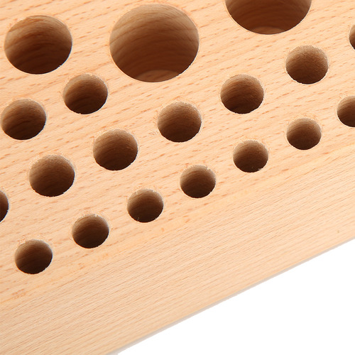 Soporte De Cuero Para Herramientas De Perforación De Madera