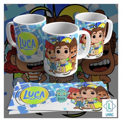 Imagen 5 de 5 de Plantillas De Luca Para Sublimar Tazones Y Poleras