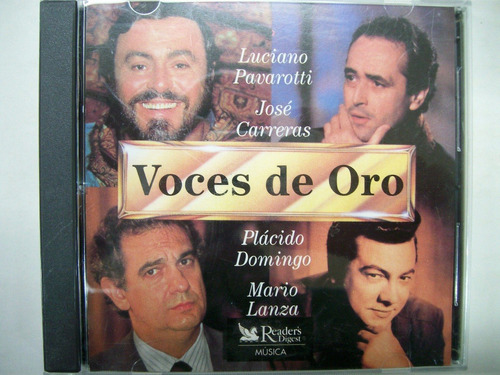 Voces De Oro Pavarotti Carreras Domingo Lanza 6 Cds 