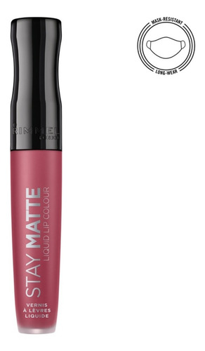 Imagen 2 de 8 de Labial Liquido Rimmel Stay Matte Liquid Lip Colour