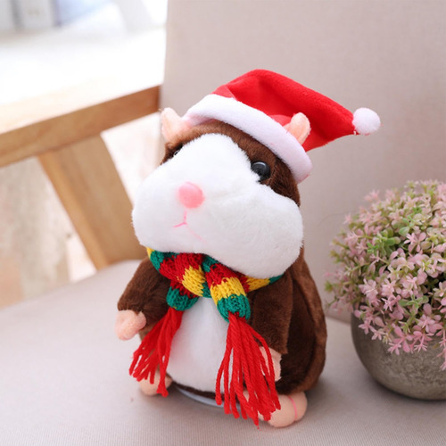 Talking Hamster Plushs Plushs Toy Funny Plushs Toy Repeats M