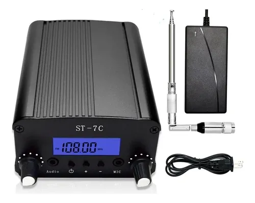 Transmissor de Rádio FM ST 7C