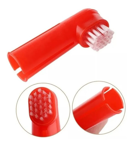 Cepillo De Dientes Dedal Para Perros Y Gatos Limpieza Bucal