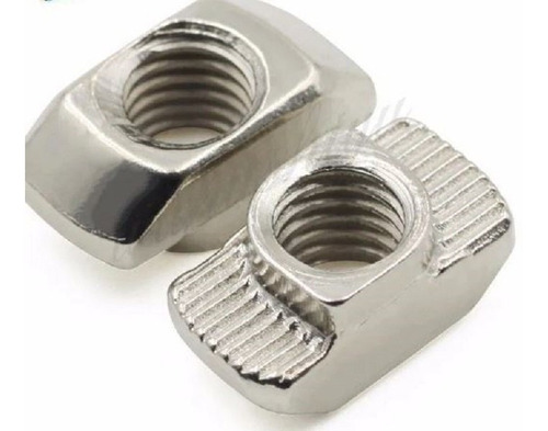 T-nut 10-m6 Tuerca Martillo Tipo T Acero Nickelado 100 Pcs