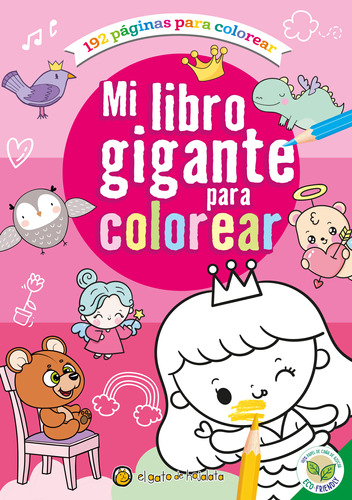 Mi Libro Gigante Para Colorear (rosa) / El Gato De Hojalata