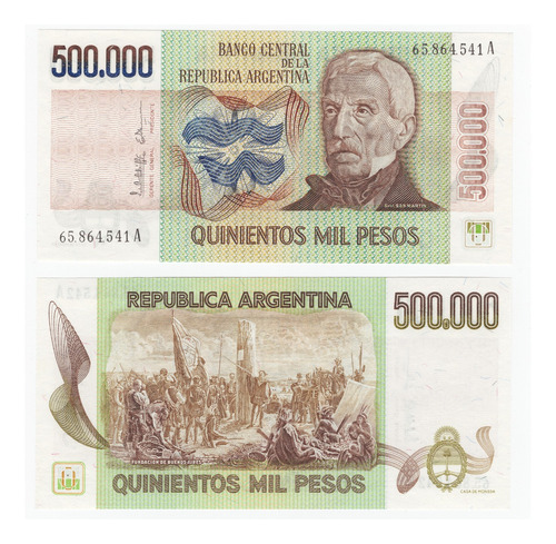 Argentina - Billete 500.000 Pesos 1981 - San Martín - Unc