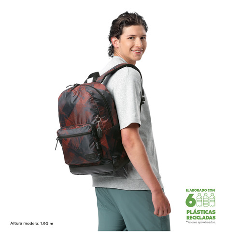 Mochila De Viaje Impermeable Notebook 14 Tocax Hombre Totto
