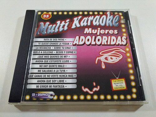 Multi Karaoke Mujeres Adoloridas Cd #35