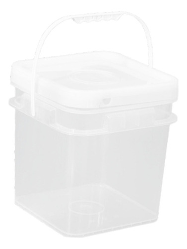 Cubo Cuadrado De 10 Litros Para Almacenamiento De Alimentos