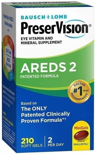Preservision Areds 2 Eye Vitamin Lutein  210 Softgels