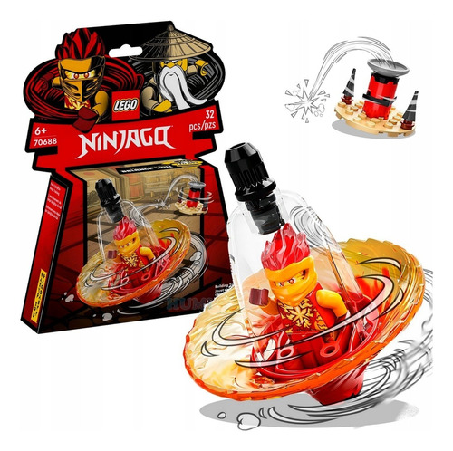 Lego Ninjago Entrenamiento Ninja Spinjitzu De Kai 70688 32p