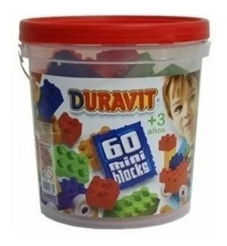 Juego De Mini Bloques En Balde 60 Piezas - Duravit