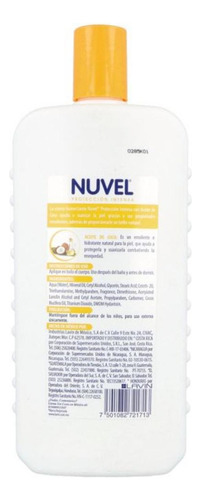Crema Nuvel Aceite De Coco Botella Con 750 Ml