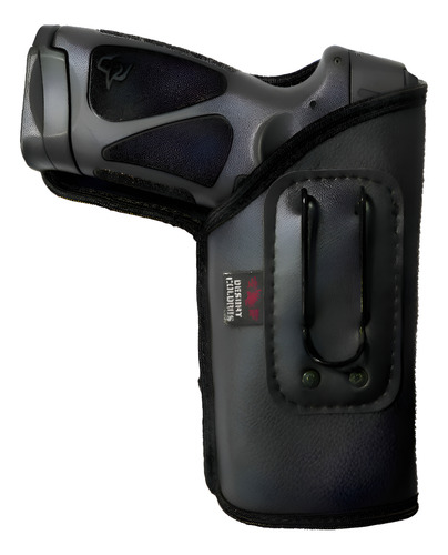 Coldre Velado Glock G17, G22 ( Porta Lanterna) Em Neocouro