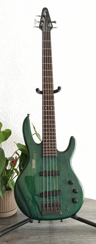 Bajo Eléctrico Hohner B Bass V Cuerdas Activo/pasivo Diestro Verde 5