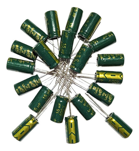 20 Piezas 15uf 400v Conveniente Durable Para Conmutación De