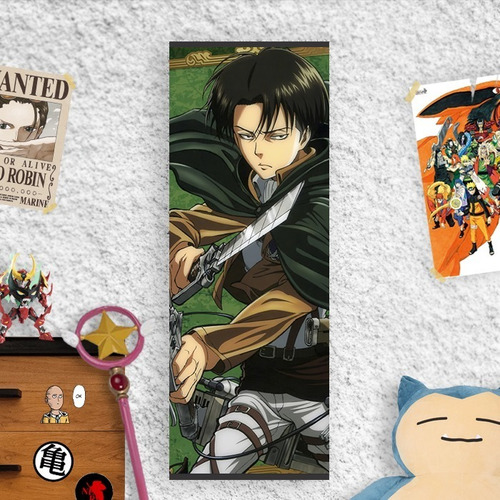 Imagen 4 de 6 de Lona Shingeki No Kyojin Levi Ackerman - Animeras