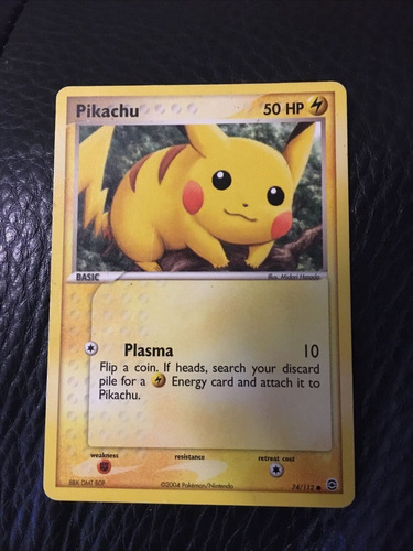Pokemon Pikachu - 74/112 - Common Ex Fire Red & Leaf Green 