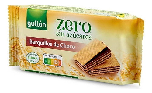 Obleas Tipo Barquillos Sabor Chocolate Gullón Zero Azucares 