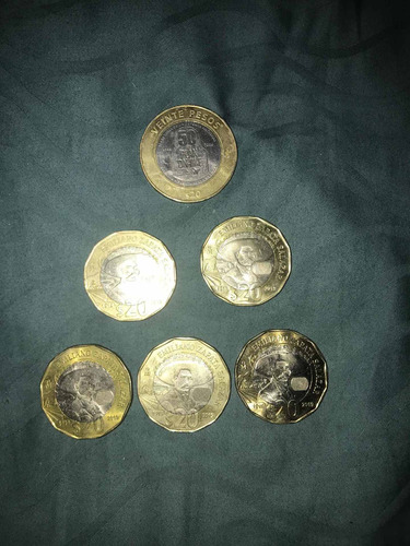 Moneda 20 Pesos Emiliano Zapata Y Plan Marina Dn-iii-e