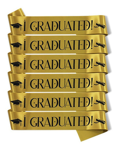 6 Banda Cinta Frase Graduado Graduacion Fin Curso Año Clases